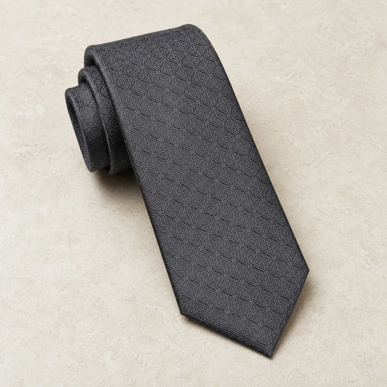 Corbata Charcoal Jacquard de ZIER